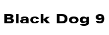 Black Dog 9 Regular font free download