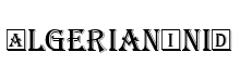 AlgerianIniD Regular font free download