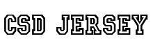 CSD Jersey Regular font free download