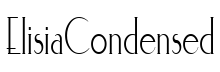 ElisiaCondensed Regular font free download
