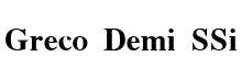 Greco Demi SSi Demi Bold font free download