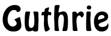 Guthrie Regular font free download