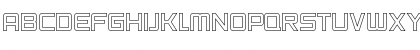 Download SF Chaerilidae Outline Regular Font Uppercase Preview
