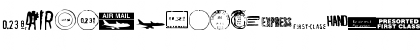 Download AirMail Postage Font