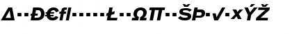 Download BauLF-BoldItalicExpert Regular Font Uppercase Preview