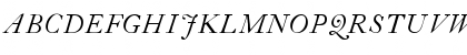 Download CaslonZH-Italic Regular Font