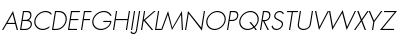 Download Futura Light Oblique Font