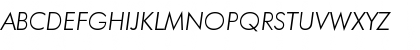 Download Futura Light Italic Font