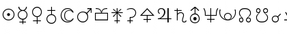 Download Linotype Astrology Pi One Font Uppercase Preview