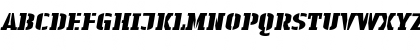 Download LTAuthenticStencil Black Regular Font Uppercase Preview