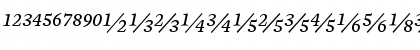 Download Mercury Numeric G1 Italic Font