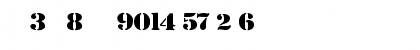 Download Numerics P06 Font