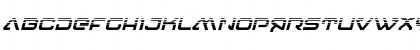 Download 4114 Blaster Halftone Italic Italic Font
