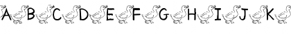 Download AEZ ducks AEZ ducks Font