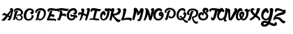 Download Amandes Sal饳 Regular Font Uppercase Preview