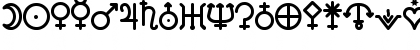 Download Astronomic Signs St Regular Font