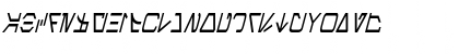 Download Aurebesh Condensed Italic Font