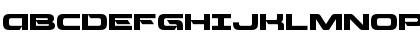 Download Beam Weapon Expanded Expanded Font Uppercase Preview