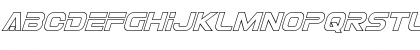 Download Eurofighter Outline Italic Outline Italic Font