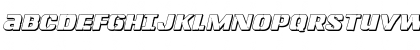 Download Left Hand Luke 3D Italic Italic Font Uppercase Preview