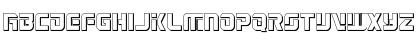 Legio Sabina 3D Regular Font Uppercase Preview