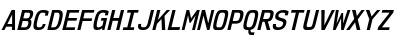 Download NK57 Monospace Semi-Condensed SemiBold Italic Font