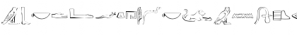 Download Ancient Egyptian Hieroglyphs Regular Font