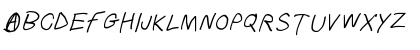 Download B&#57056Bڲk Obl Font Uppercase Preview