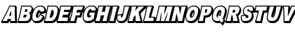 Download OMNIBLACK Outline Italic Regular Font