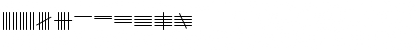 Download Tally Mark Regular Font
