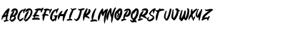 Download Black & Blue 1 Regular Font Uppercase Preview