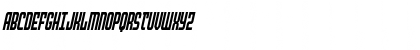Download Peace & Houston Condensed Ital Regular Font Uppercase Preview