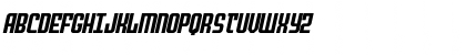 Download Peace & Houston Expanded Ital Regular Font Uppercase Preview