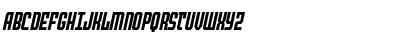 Download Peace & Houston Semi-Bold Ital Regular Font Uppercase Preview