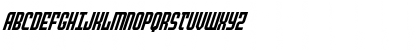 Download Peace & Houston Super-Italic Regular Font Uppercase Preview