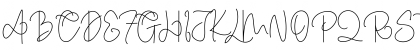 Download Cothelina Regular Font Uppercase Preview
