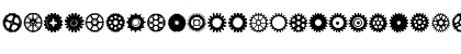 Download Gears Icons Regular Font
