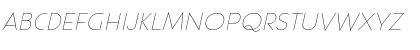 Download Pages Grotesque Thin Demo Italic Font Uppercase Preview