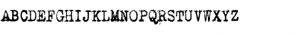 Download VintageTypewriter SmithUpright Font Uppercase Preview