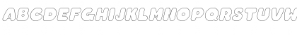 Download ChubbyOutline Italic Font