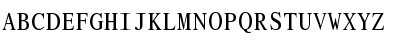 Download Cincinnatus!" Regular Font Uppercase Preview