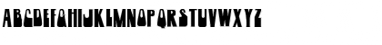 Download WoogieDisplayOutlineCapsSSK Regular Font Uppercase Preview