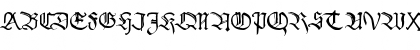 Download PentaGramҳ Callygraphy Regular Font Uppercase Preview