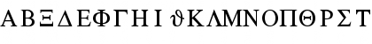 Download Sgreek Fixed Normal Font Uppercase Preview