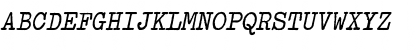 Download OldTypewriterExtBolObl Regular Font