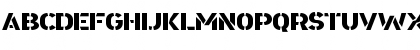 Download a Area Stencil Regular Font