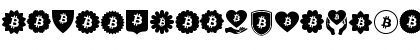 Download Font Bitcoin Color Regular Font