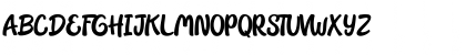Download Grace & Hope Regular Font Uppercase Preview