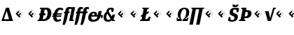 Download PageSerif-BoldItalicExpert Regular Font Uppercase Preview