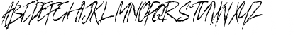 Download Leluhur light Font Uppercase Preview
